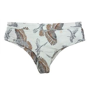 Boys + Arrows Hootin Hollerin Beige Bikini Bottoms